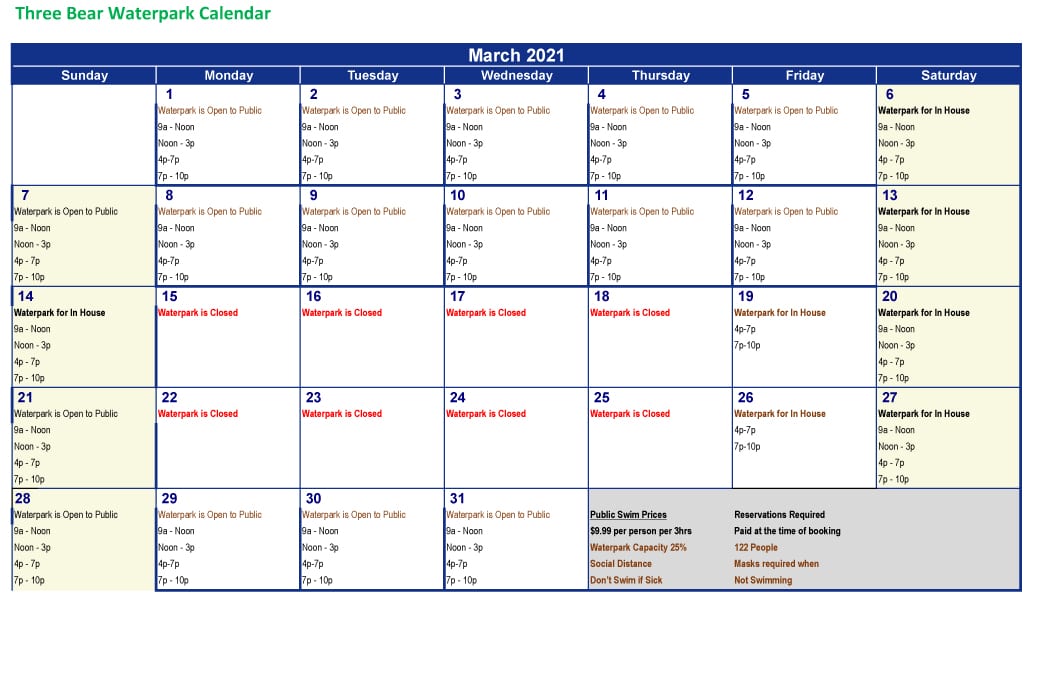 Three Bear Lodge Waterpark Schedule - Holiday Inn Express Brainerd MN